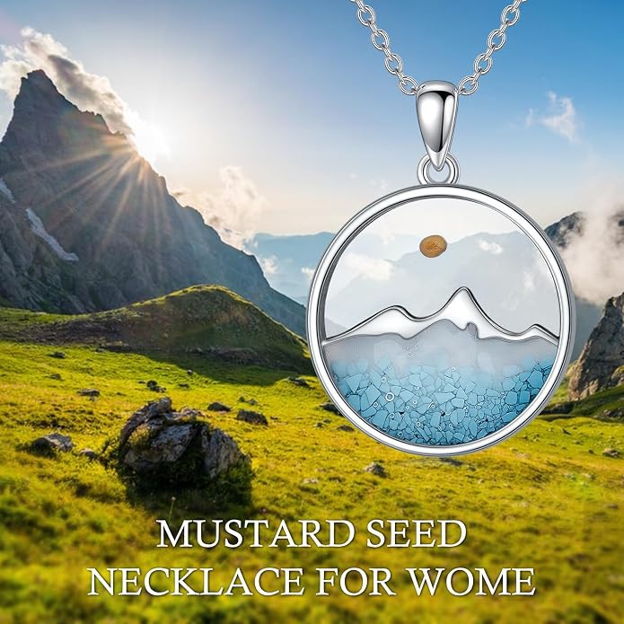 HPQQ Cross Necklace 925 Sterling Silver Turquoise Tree of Life Celtic Knot Cross Pendant Jewelry Mother's Day Gifts for Women