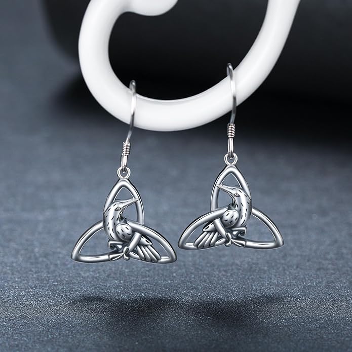 Butterfly/Cardinal/Rabbit/Frog/Turtle/Dragonfly/Flamingo/Mermaid/Hummingbird/Robin/Raven/Owl/Whale/Cat Earrings S925 Sterling Silver Animal Jewelry Gifts for Birthday Christmas
