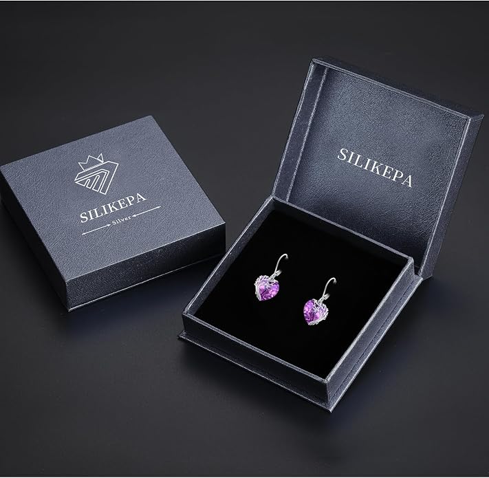 Tree of Life Earrings for Women 925 Sterling Silver Tree of Life Drop Earrings with Heart Crystal Tree of Life Jewelry Birthday Anniversary Party Gifts for Women Girls
