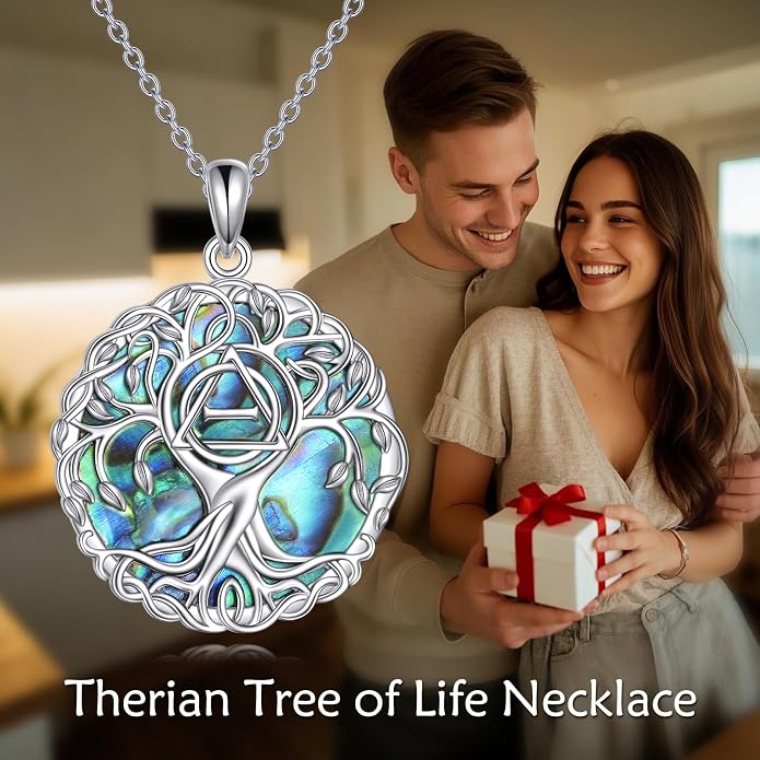 YFN Tree of Life Necklace Sterling Silver Celtic Knot Tree Pendant Jewelry Gifts for Women Men