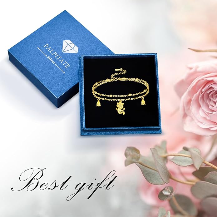 Palpitate Anchor/Infinity/Mermaid Anklets Nautical Ankle Bracelet 925 Sterling Silver Elegance Anklets Jewelry Christmas Gifts for Women