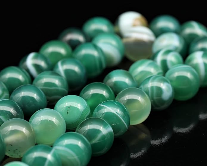 Natural Gemstone Beaded Choker Necklace | 8mm Handmade Adjustable Jewelry for Men & Women | Chakra Balancing Crystal Necklace | Spiritual Gift | Macrame Cord with Extender