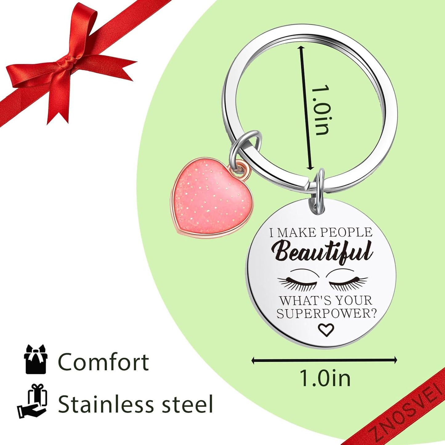 Lashes Keychain Lashes Girl Gift Eyelashes Artist Keychain Beautician Gift Makeup Lover Gift