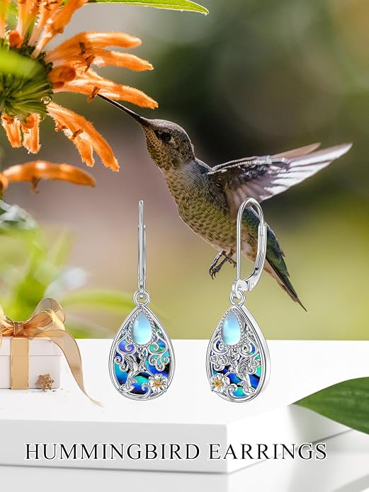 Seiyang Dangle Earrings 925 Sterling Silver Animal/American Flag/Turquoise Dangle Drop Earrings Jewelry Gifts for Women