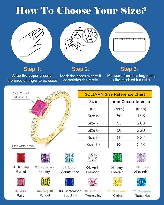Birthstone Gold Rings for Women Non Tarnish 14K Gold Plated Stackable Cubic Zirconia Thumb Rings Dainty Cute Emerald Eternity Band Pinky Ring Engagement Wedding Promise Rings Jewelry Gifts