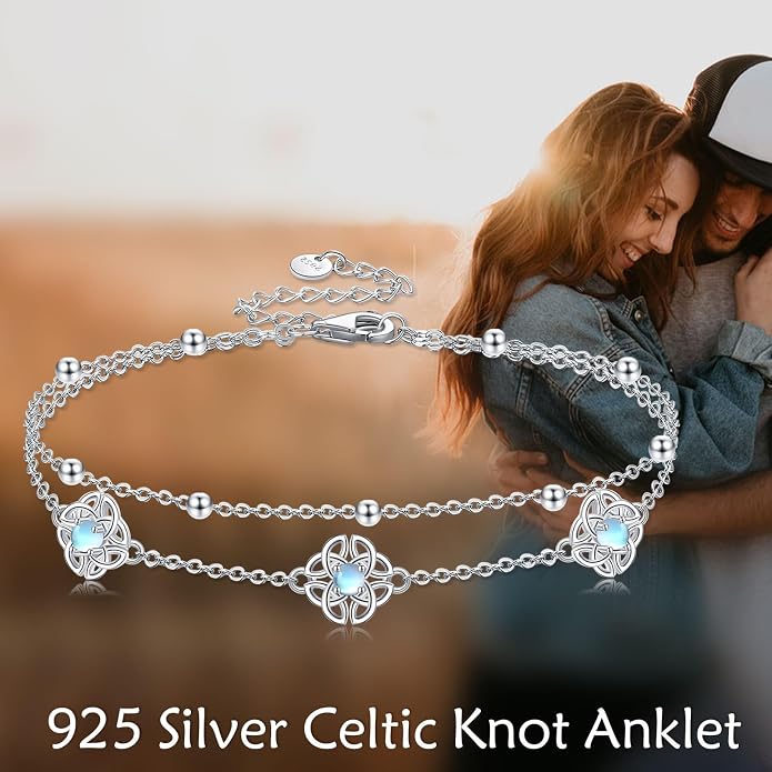 Heart/Starfish/Pineapple/Anchor/Sea Turtle/Butterfly/Celtic/Whale Tail bracelet Anklets for Women 925 Sterling Silver Anklets Jewelry for Women