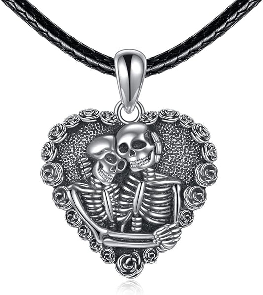 VONALA S925 Sterling Silver Celtic Owl/Moon Wolf/Horse/Dragon/Viking/Anchor Necklace Celtic Knot Pendant Necklace Irish Vintage Necklace Gifts for Women Teens Men Unisex