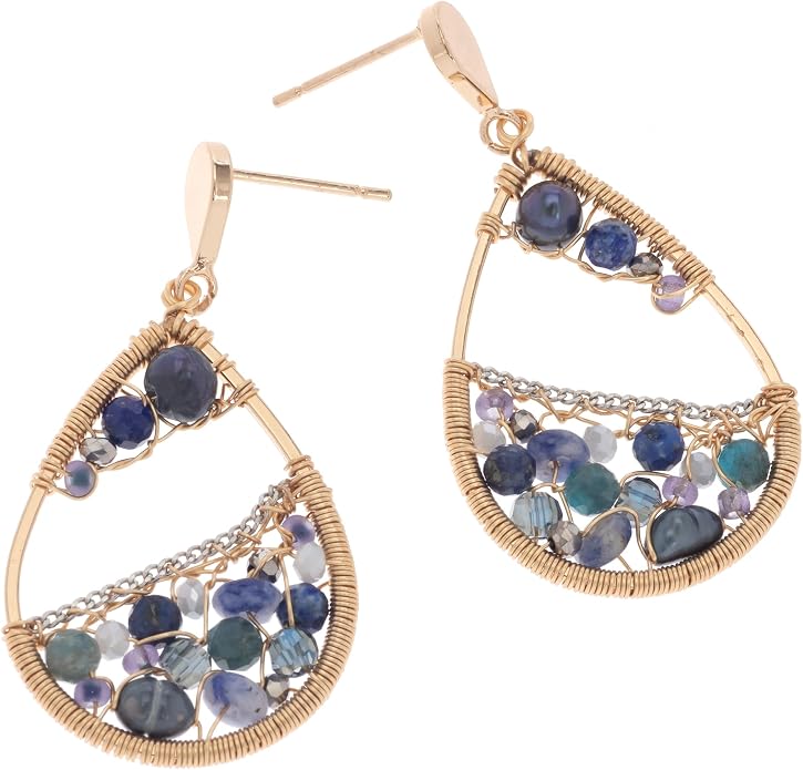 Dangle Bead Earring - Choice of Colors