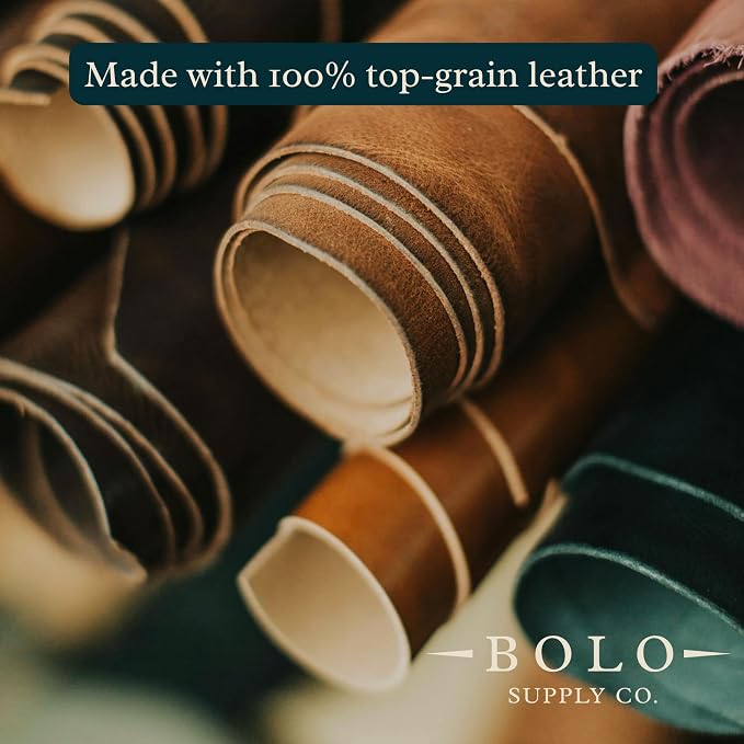 3mm Braided Leather Cord for Jewelry Making, Bracelets, Necklaces & Bolo Ties – Top Grain Leather, Flexible, Durable & Soft