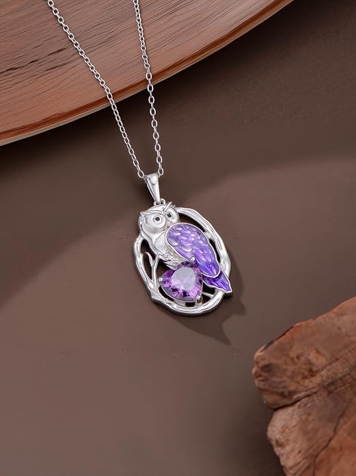 Midari Ocean Necklace 925 Sterling Silver Flamingo Mama Bear Dolphin Penguin Sea Turtle Axolotl Desert Cactus Nautical Rudder Tropical Palm Compass Wave Pendant Boho Jewelry Gifts for Women Men