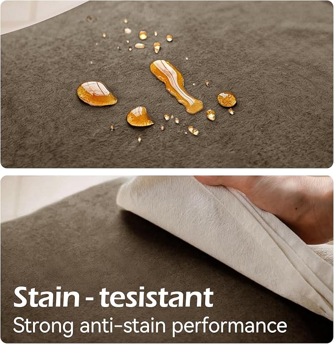 a moment Waterproof Throw Pillow Covers Set of 4,26x26 Inch Outdoor Stain Resistant Pet Friendly Pillowcases Cushion Covers for Patio Sofa and Living Room,Boho Earth Tones