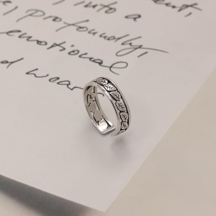 Charmsy 925 Sterling Silver Toe Rings for Women | Minimalist Open Adjustable Toe-Rings Band | Women's Cuff Toe Ring Summer Beach Foot Jewelry