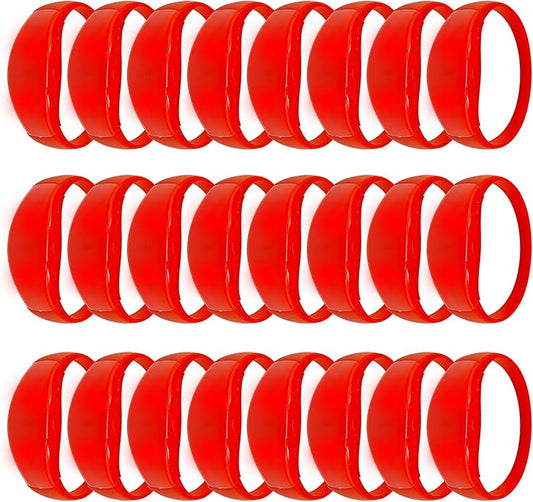 24 Pcs Sound Activated LED Glow Bracelets Light Up Bracelets for Adults Glow in the Dark Bracelets Neon Supplies for Concert