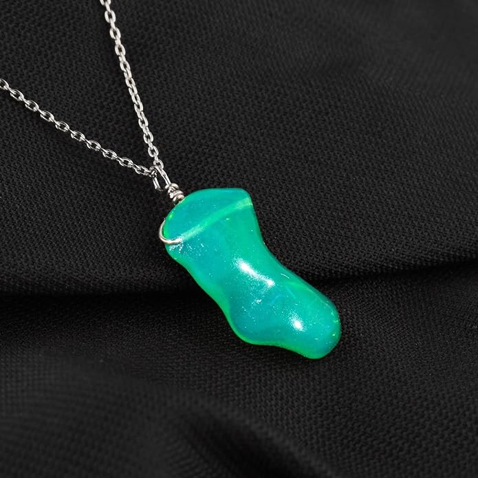Natural Gemstone Pendant Necklace for Women Handmade Birthstone Healing Crystal Jewelry Chain 20" Stone Birthday Christmas Wedding Gifts for Her