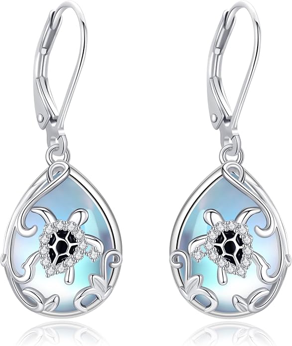 Silver Earrings for Women Sterling Silver Filigree Earrings Teardrop Dangle Drop Filigree Jewelry Gift for Women Mother Mom