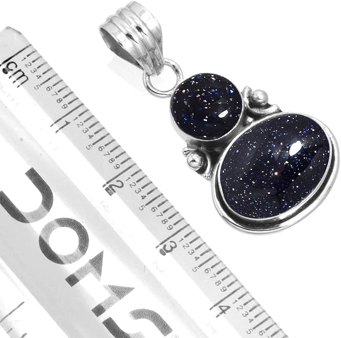 Handmade Genuine 925 Sterling Silver Pendant Necklace Natural Gemstone Crystal, Lapis, Onyx, Amber Oval Round Boho Jewelry For Women