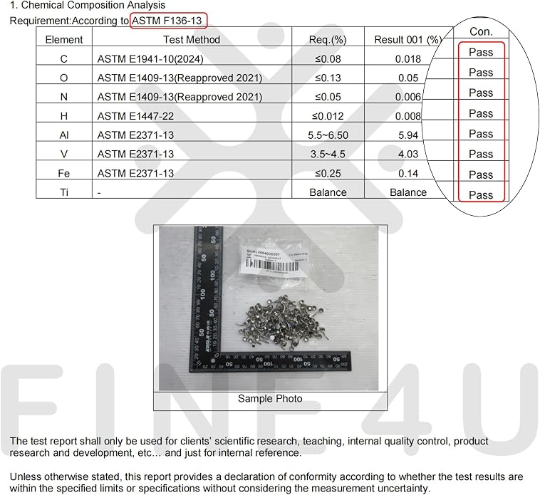 FINE4U 1PC Leaf Flat Back Stud Flat, Helix, Conch, Tragus 6mm 8mm - ASTM F136 Titanium Screw on Body Piercing Jewelry