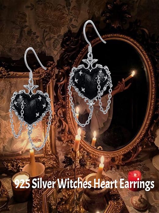 Animal/Leaf/Gothic Dangle Earrings 925 Sterling Silver Animal/Leaf/Gothic Dangle Drop Earrings Easter/Halloween/Christmas Jewelry Gifts for Women Her