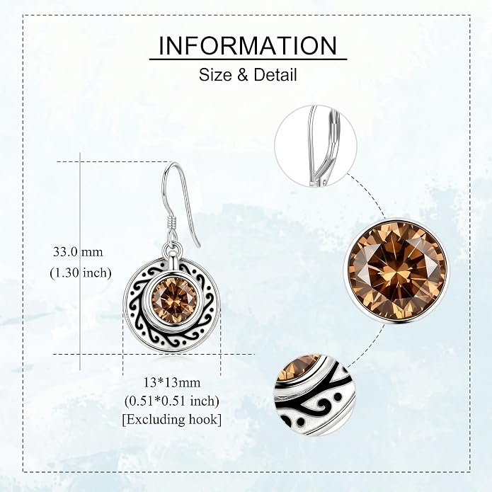 Teacup/Claddagh/Lilith/Book Cat/Star/French Horn/Horse Shoe/Filigree dangle earrings Cute Earrings Jewelry for Women