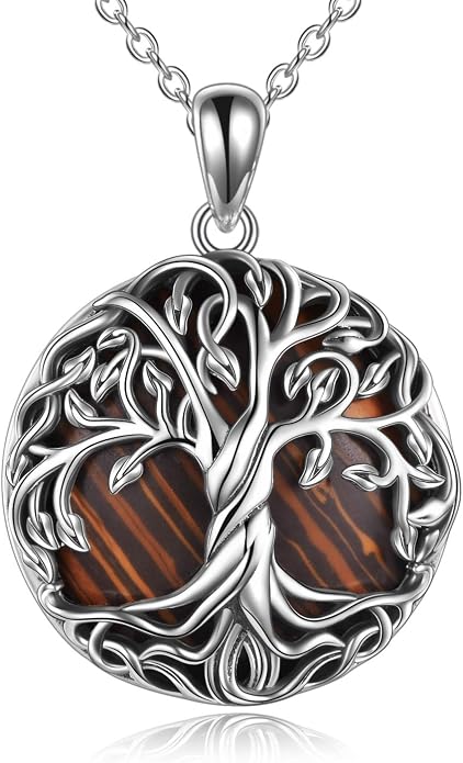WINNICACA Tree of Life Gifts for Women 925 Sterling Silver Tree of Life Celtic Pendant Necklace Family Irish Jewelry Gifts for Women Wife Girlfriend Anniversary Birthday Gift