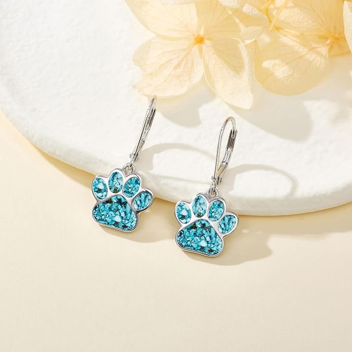 Butterfly/Paw Print/Highland Cow/Cat/Dog/Hummingbird/Dragonfly Earrings 925 Sterling Silver Animal Hypoallergenic Drop Dangle Earrings Animal Valentine's Day Jewelry for Women