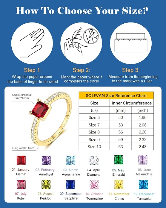 Birthstone Gold Rings for Women Non Tarnish 14K Gold Plated Stackable Cubic Zirconia Thumb Rings Dainty Cute Emerald Eternity Band Pinky Ring Engagement Wedding Promise Rings Jewelry Gifts