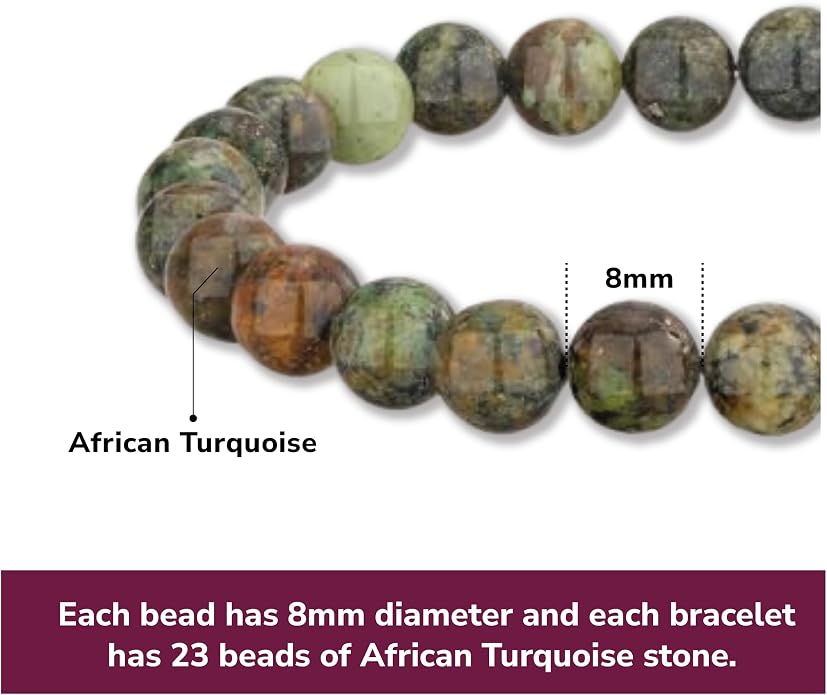 Crystal Vibe - Healing Crystal Bracelet for Women & Men | Natural Gemstone Bead Bracelet | Adjustable Handmade Energy Stone Bracelet | Bracelet for Meditation, Yoga & Daily Wear | Multiple Types