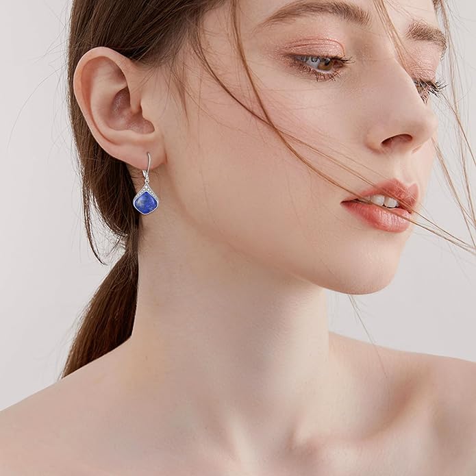 Teardrop Earrings Sterling Silver Filigree Irish Celtic Teardrop Drop Earrings Jewelry Gifts For Women