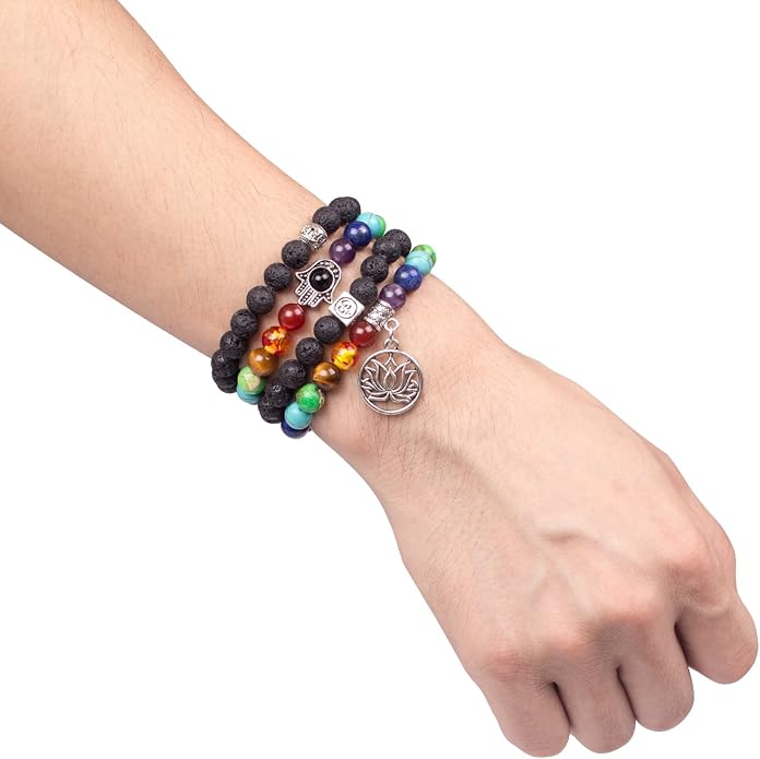108 Mala Beads Necklace 7 Chakra Tree of Life Pendant Prayer Buddha Bracelets Healing Stone Yoga Men Women Jewelry