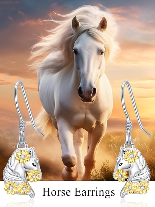 Dreamboat Cute Animal Dangle Drop Earrings for Women 925 Sterling Silver Hypoallergenic Animals Hook Earring Birthday Party Jewelry Gifts for Sensitive Ears