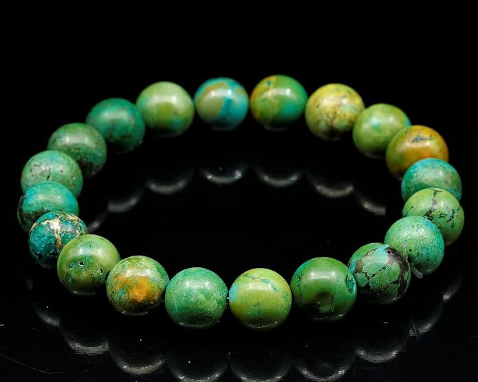 Natural Gemstone Beaded Stretch Bracelet for Men & Women | Handmade 8mm Stone Jewelry | Zodiac Chakra Elastic Bracelet | Meaningful Gift Collection