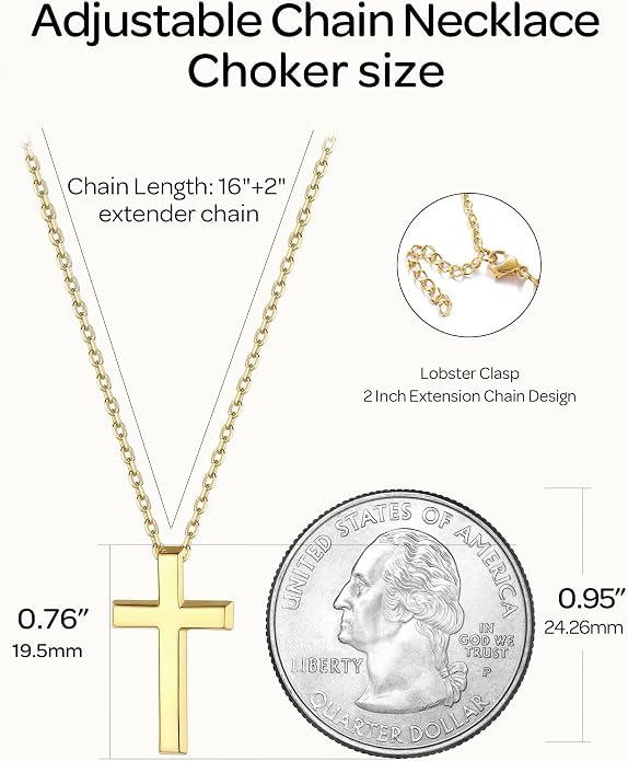 ChicSilver 925 Sterling Silver Cross/Heart/Butterfly/Star/Moon Necklace for Women, Hypoallergenic Dainty Small Silver Pendant Necklaces (with Gift Box)
