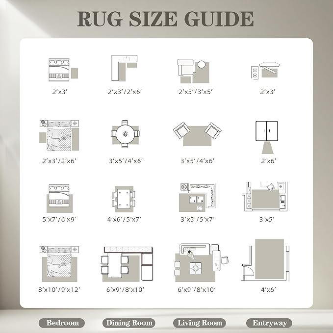 Area Rug 6x9 Vintage Rugs: Washable Indoor Medallion Rug Low Pile Distressed Floor Carpet Retro Accent Rugs for Living Room Bedroom Kitchen Dining Table Home Office(Grey, 6'x9')