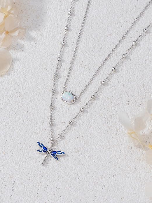 Midari Ocean Necklace 925 Sterling Silver Flamingo Mama Bear Dolphin Penguin Sea Turtle Axolotl Desert Cactus Nautical Rudder Tropical Palm Compass Wave Pendant Boho Jewelry Gifts for Women Men