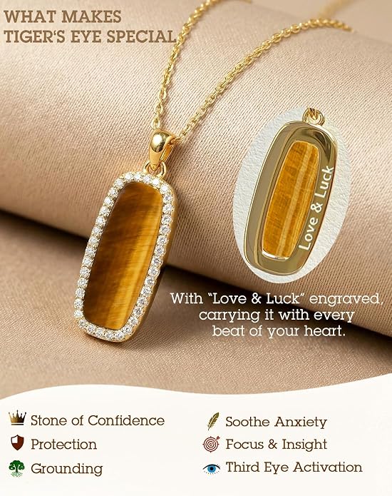 Natural Gemstone New Beginnings Birthday Graduation Gifts 925 Silver Jewelry Plated with 18K Gold Protection Necklace for Women