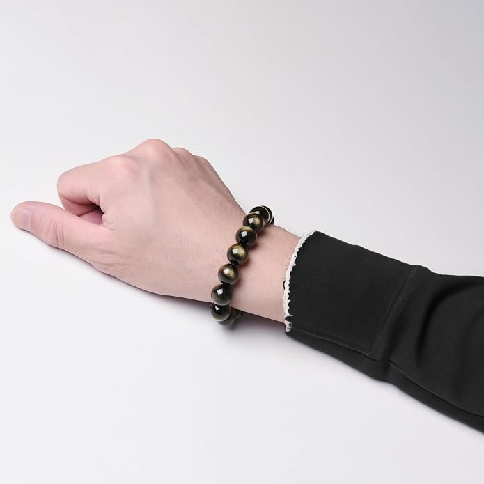 ILLUMINIA 5A Grade Natural Crystal Gemstone Bracelet | Healing Energy Charged Quartz Stone Bead | Handcrafted Stretch Bracelet for Women Men Teens