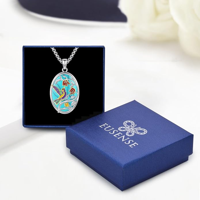 Turquoise Jewelry for Women Men 925 Sterling Silver Pendant Urn Necklaces for Ashes Picture Locket Necklace Thor Hammer Yggdrasil Virgen De Guadalupe St Michael Christopher Judas Witches Knot Necklace