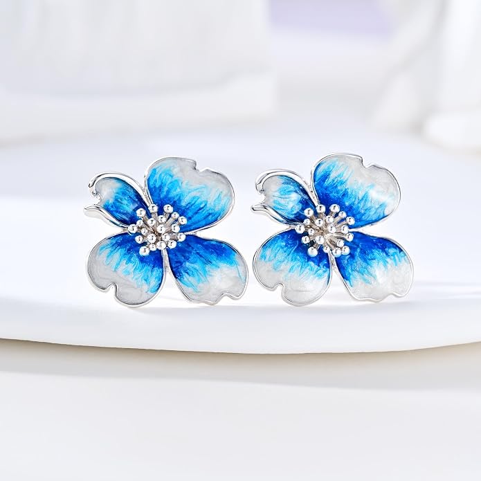Clip on Earrings Women, 14K Gold Plated Earrings for Sensitive Ears, Fashion Women's Earrings Jewelry Birthday Gift for Wife Grandma Daughter Girls on Christmas Thanksgiving