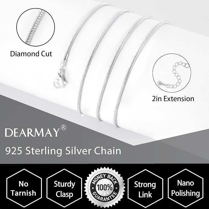 DEARMAY 14K Gold Plated Herringbone Necklaces for Women, Dainty Gold Snake Choker Chain Non Tarnish Trendy Simple Thin & Chunky Options Neckalce 1.5/3/5/6/8mm Chain Jewelry for Gifts