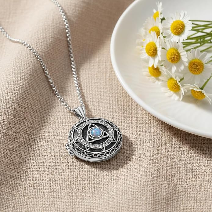 925 Sterling Silver Necklace for Men Women, Birthday Keepsake Jewelry Gifts for Mom Dad Friend