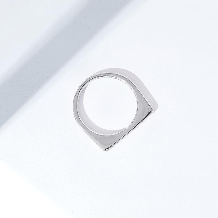 Amazon Essentials 14K Gold Plated Sterling Silver Bar Ring