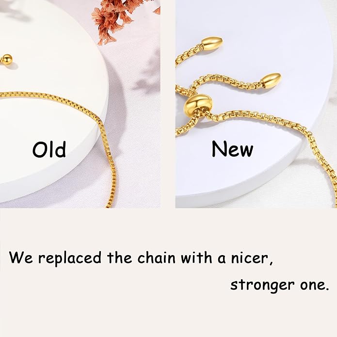 AUNTESIGN Forget-Me-Not Pressed Wildflower Bracelet | Pressed Flower Bracelet | Gold/Silver Pressed Flower Jewelry | Personalized Handmade Jewelry | Gift For Women