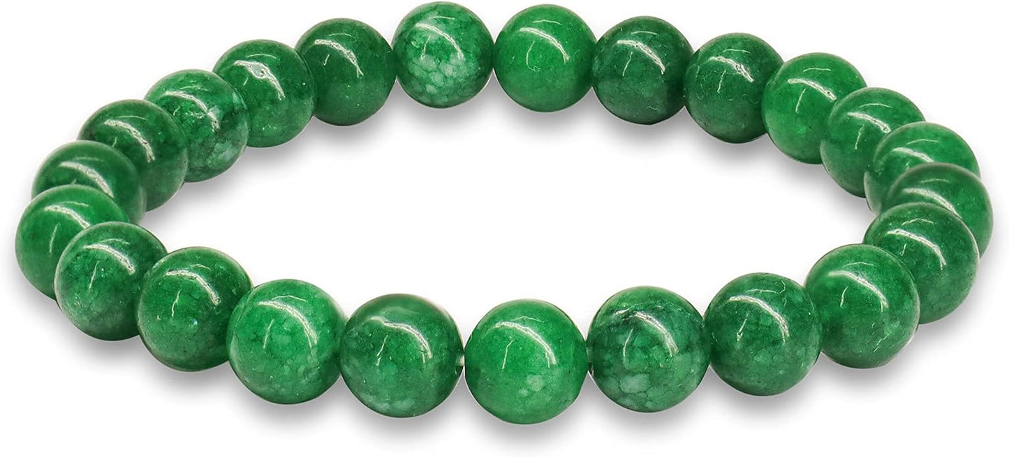 Crystal Vibe - Healing Crystal Bracelet for Women & Men | Natural Gemstone Bead Bracelet | Adjustable Handmade Energy Stone Bracelet | Bracelet for Meditation, Yoga & Daily Wear | Multiple Types