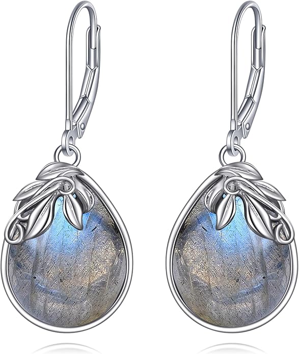 VONALA Flower Earrings for Women 925 Sterling Silver Rose/Lotus/Scottish Thistle/Tulip/Lilac/Mushroom/Pineapple Dangle Drop Earrings Flower Jewelry Gifts for Women Girls Birthday Gifts