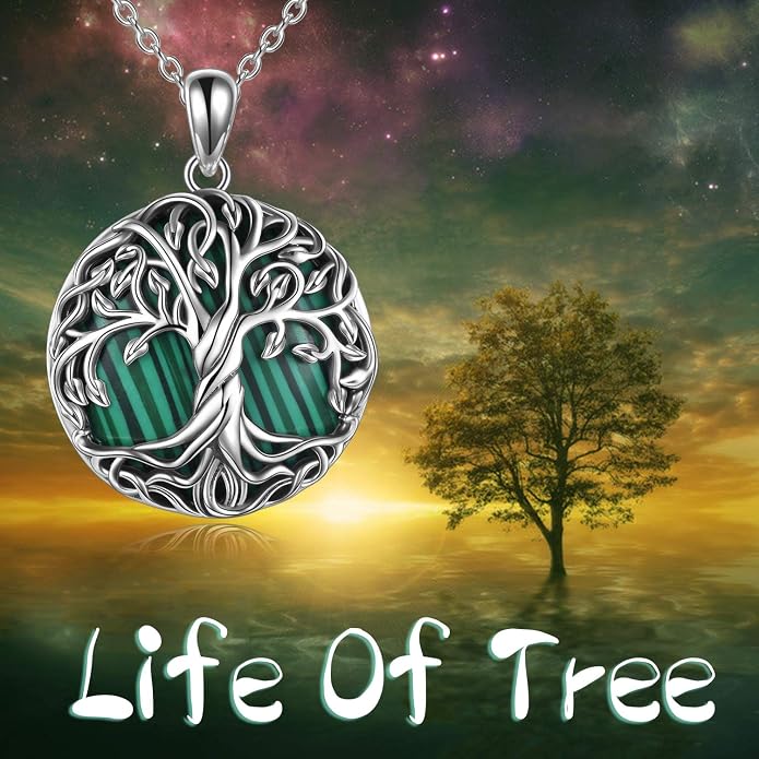 WINNICACA Tree of Life Gifts for Women 925 Sterling Silver Tree of Life Celtic Pendant Necklace Family Irish Jewelry Gifts for Women Wife Girlfriend Anniversary Birthday Gift