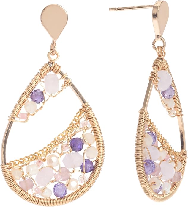 Dangle Bead Earring - Choice of Colors