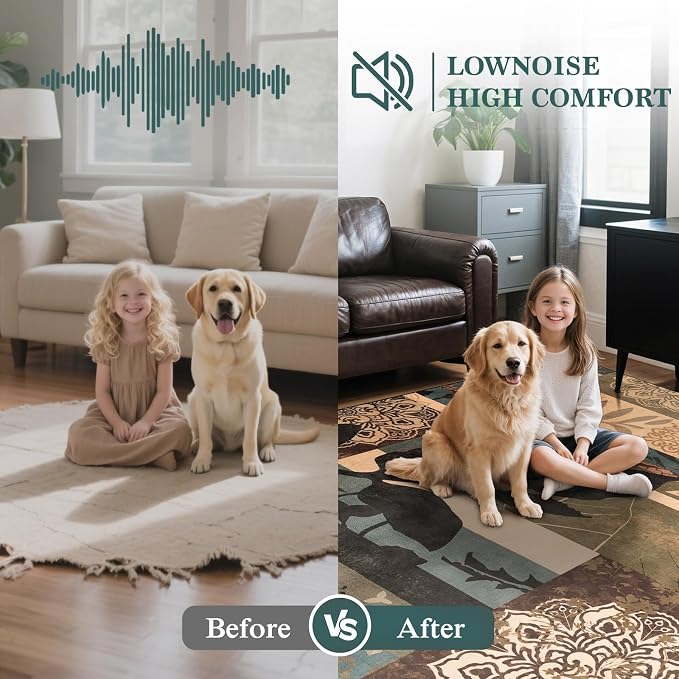 LIANLAM 9x12 Washable Area Rugs for Living Room and Bedroom(9x12,Leaf) | Non-Slip Large Carpet,Vintage Checkered Pattern, Stain Resistant Faux Wool Low Pile Soft Rug for Dining Room,Office,Nursery