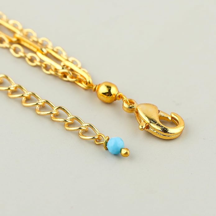 Beads With Pearl 3 Layered Necklaces for Women 14k Gold Plated Dainty Stackable Choker Necklaces for Women Trendy Layering, Cuban Link, Paperclip Chain, For Women Gifts