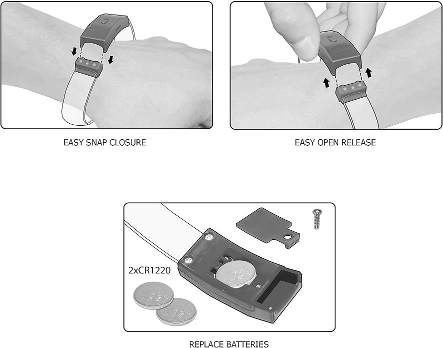 12 Magic Band Pack | Glow in The Dark | Flashing Light up for Concerts | Running Lights for Runners | Glow in The Dark Bracelets | Led Bracelet