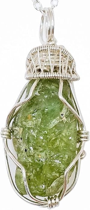 Designs by Nature Gems Raw Birthstone Necklace Sterling Silver, Statement Pendant Necklace Handmade Necklaces For Women, Unique Jewelry Gift Birthday Gifts For Women, Mothers Day Gift